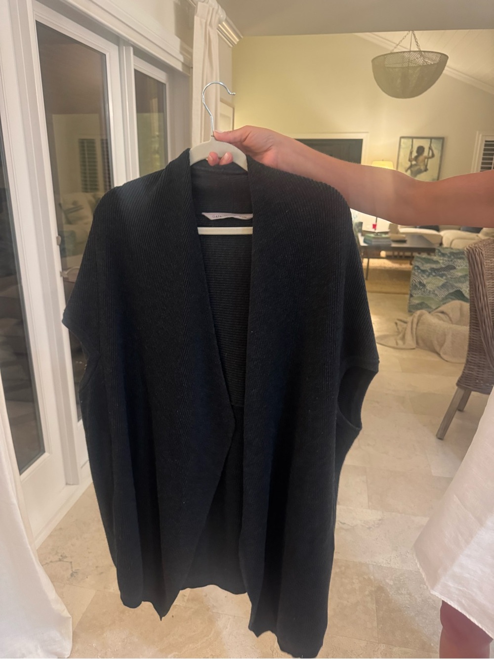 Athleta Open-Front Ribbed Cardigan - Picture 3 of 5